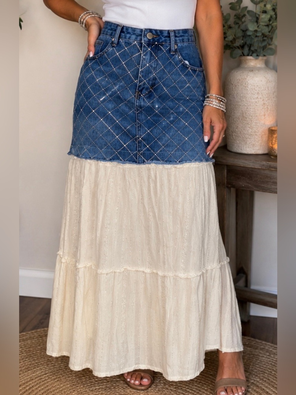 Premium Custom Denim Skirt
